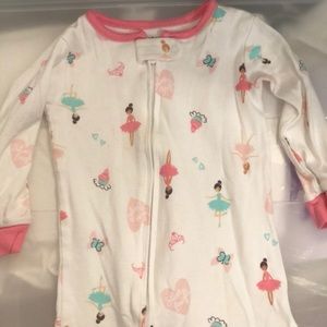 Carter’s ballerina footie pajamas
